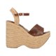 thumbnail image 2 of Sandalia de Plataforma Trendy con Yute Piel Crazy Horse Tabaco Para Mujer Platonia MABEL-01-TABACO, 2 of 8