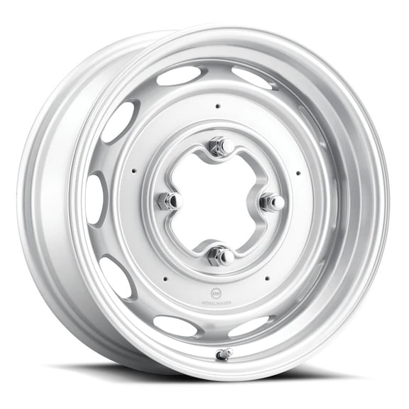 15x4.5 Mobelwagen 430S Interceptor Silver Wheel 4x130 (25mm)