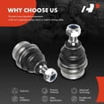 thumbnail image 6 of A-Premium 2 x Front Outer Lower Ball Joints, Compatible with Mercedes-Benz E500, S350, S430, S500, S55 AMG, S600, S65 AMG, SL500, SL55 AMG, SL550, SL600, SL63 AMG, SL65 AMG, CL500, CL55 AMG, CL600, 6 of 9