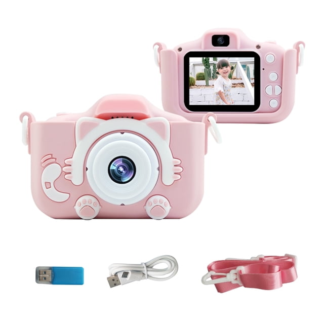 Cámara digital portátil para niños, videocámara HD de 20 MP y 1080P