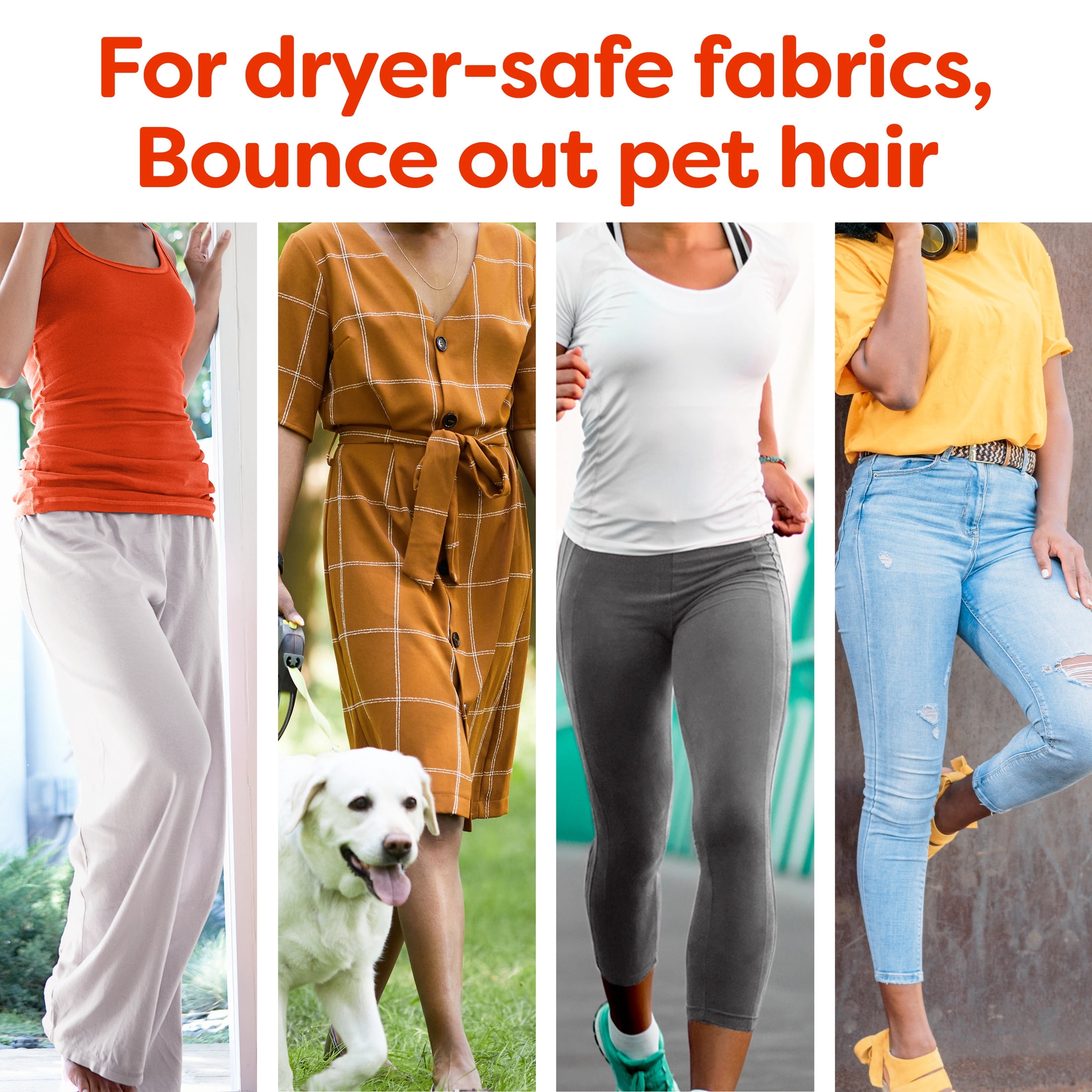 Bounce Mega Dryer Sheets, Pet Hair and Lint Guard, Fresh Scent, 55 Count