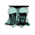 thumbnail image 5 of Just Love Womens Plush Pajama Pant Set with Matching Socks  Fun, Cozy Sleepwear with Sayings (Green Panda Jam, 1X), 5 of 5
