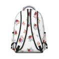 thumbnail image 3 of Pioneer Flower Floral Print Pattern Backpack for School, Cute School Bag with Adjustable Shoulder Straps and Padded Back, 15.3"x11"x7.1", 3 of 5