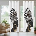 thumbnail image 5 of Outdoor Curtains for Patio Waterproof, Africans Outdoor Privacy Panels Grommet, Modern Abstract Ethnic Women Blackout Outside Curtains for Porch/Cabana/Pergola/Gazebo 54"x84", 1 Panel, 5 of 8
