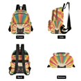 thumbnail image 4 of FORMRS Mini Backpack Purse for Women Travel Daypack Casual Shoulder Bag, Colorful Black Cat, 4 of 7