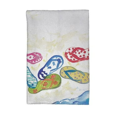 Six Flip Flops Kitchen Towel