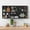 Black, variant on 4 Pack Heavy Duty Metal Pegboard Wall Organizer for Garage Kitchen Workshop Storage,White