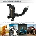 thumbnail image 3 of Soporte para Teléfono de Motocicleta Unique Bargains para Montaje en Espejo Retrovisor 4.7-7.2" Teléfonos 1 Pc, 3 of 7
