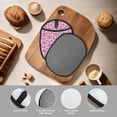 thumbnail image 4 of Pofeuu Cute Watermelon Flamingo Print Silicone Pot Mat Mitten With Hanging Loop Heat Resistant Oven Mitts Non-Slip Bbq Baking Smoking Potholders, 4 of 7