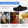 thumbnail image 5 of Slip Resistant Work Shoes for Men Women, Non Slip Kitchen Restaurant Shoes Waterproof Lightweight Comfortable Chef Sneakers with Arch Support Cushioned Sole, 5 of 7