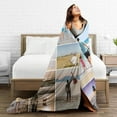 thumbnail image 6 of Custom Blanket with Photos Text, Personalized Blanket Customized Throw Blankets for Family Friend Father Mother Christmas Halloween Birthday Wedding Customized Gifts for Women Men 50"x40", 6 of 6