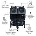 thumbnail image 3 of BOB Gear Revolution Flex 3.0 Duallie Double Jogging Stroller, Graphite Black, 3 of 5