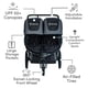 thumbnail image 3 of BOB Gear Revolution Flex 3.0 Duallie Double Jogging Stroller, Graphite Black, 3 of 5
