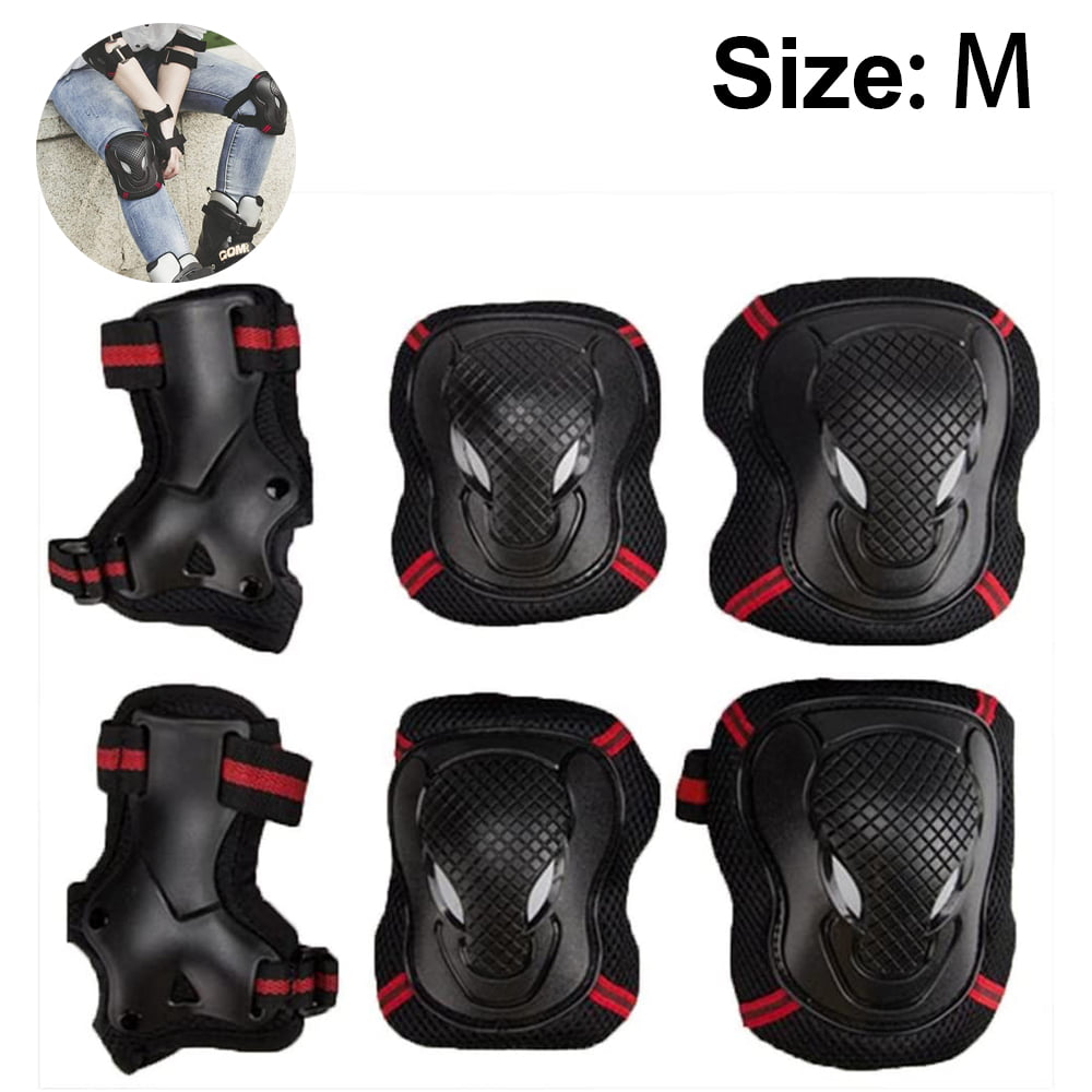 Kids Safety Pads Knee Elbow Wrist Protective Gear Guard Skateboard Scooter 