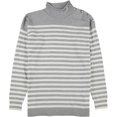 thumbnail image 1 of Ralph Lauren suéter a rayas para mujer, gris, pequeño, 1 of 2