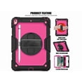 thumbnail image 2 of Case for iPad Air 3 10.5 2019 / iPad Pro 10.5 2017, Rugged Heavy Duty Shockproof Protective Cover Case with Rotating Kickstand for iPad Air (3rd Gen) 10.5" 2019 / iPad Pro 10.5" 2017, 2 of 5