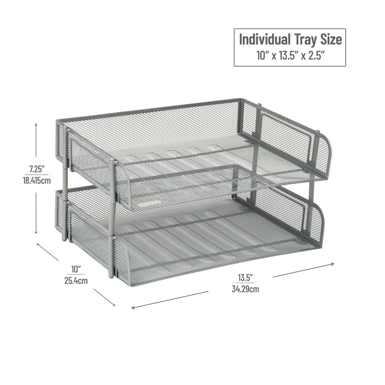 Stainless Steel Stackable File Holder