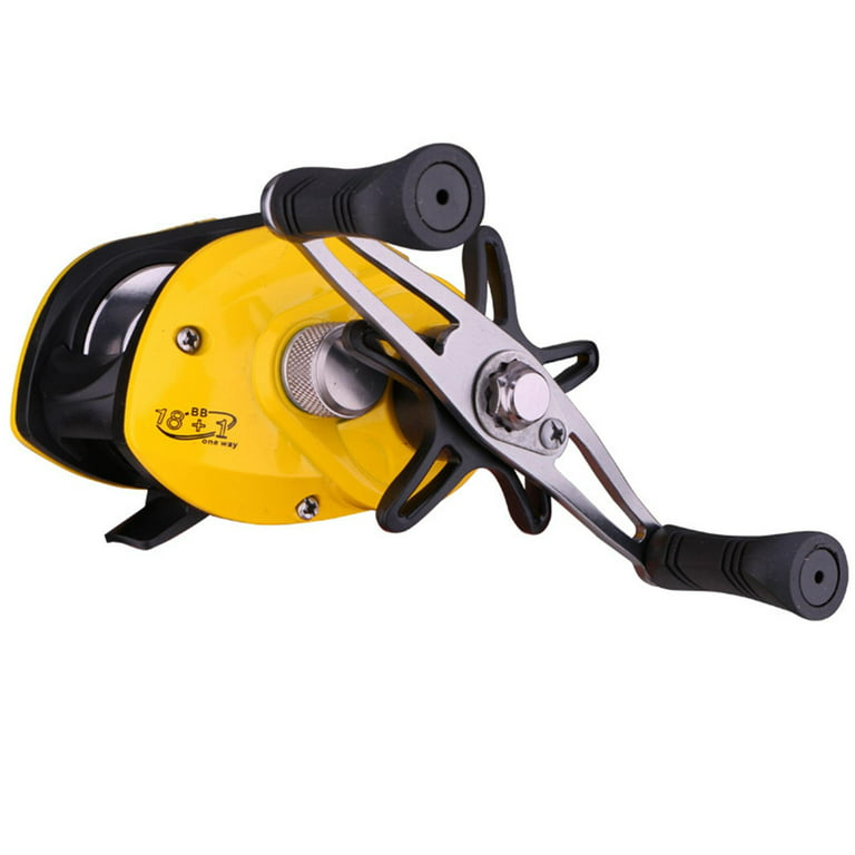 7.2:1 Baitcasting Reel Right Left Hand Fishing Reel for Saltwater and Freshwater Left Handed, Size: One Size