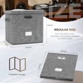 thumbnail image 2 of Caja de almacenamiento de discos de vinilo resistente: almacenamiento de álbumes con capacidad para más de 50 discos individuales, caja organizadora de almacenamiento LP con tapa, caja móvil decorativ, 2 of 5