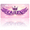 QUEEN with Wings and Crown, variant on 1 Pcs 2D Flat License Plate Covers & Frames, QUEEN with Wings and Crown For Decorative Front, Waterproof For Decoration Aluminum License Plate Covers & Frames Cover For Men Women, 12" X 6"