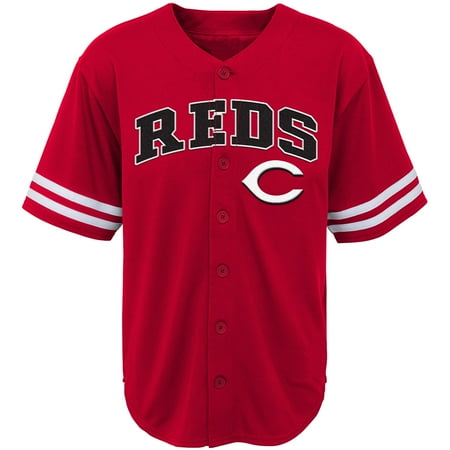 Variant Red Jersey - Youth Red Cincinnati Reds Team Jersey