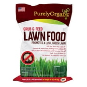 Purely Organic Products Grub & Feed Lawn Food (15 Lb - Covers 3000 Sq Ft)