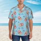 thumbnail image 2 of Balery I Am A Fan Popcorn Camisas hawaianas de manga corta para hombre, camisas playeras de corte holgado, camisas de vacaciones con botones,Large, 2 of 7