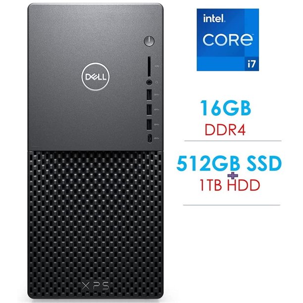 Dell XPS 8940 Tower Desktop PC, Octacore 10th Gen Intel i710700 2