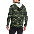 thumbnail image 4 of Mifsaly Lightweight Zip Up Hoodie Men Upf 50+ Sun Protection Shirts Camouflage Lightweight Summer Hoodies Hunting Outdoor Sweatshirt with Mask M, 4 of 7