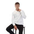 thumbnail image 4 of Lyle & Scott Polo à Manches Longues pour Hommes avec Logo Imprimé Coordonné, 4 of 4