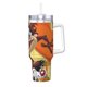 thumbnail image 1 of Vaso de acero inoxidable Bugs Bunny Ice King de 40 oz (con asa y pajita), para viaje en automóvil, 2 en 1, con tapa, 1 of 8