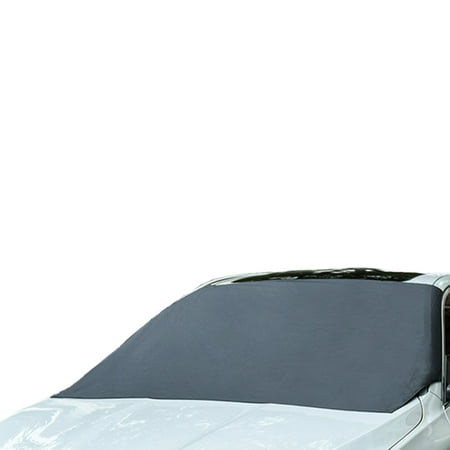 Couverture de neige de pare-brise avant de voiture couverture anti-gel  demi-couverture vêtements de voiture couverture de Protection avant  magnétique aimant fichier de neige