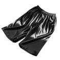 thumbnail image 3 of Asxite Plus Size Womens Pajamas Pants Casual Breathable Ice Silk Solid Loose Cropped Sleepwear, 3 of 6