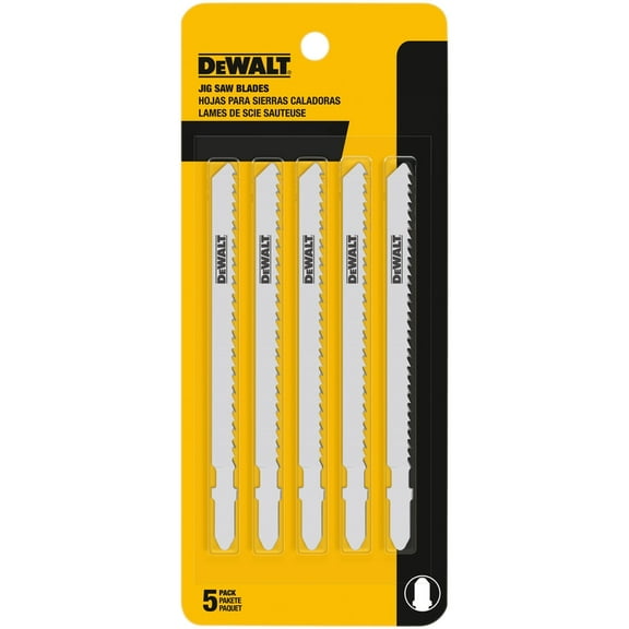 Dewalt DW3760-5 Bi-Metal Jig Saw Blade, 4in L, 10 TPI