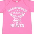 thumbnail image 4 of Inktastic Handpicked for Earth by My Aunt in Heaven with Angel Wings Boys or Girls Baby Bodysuit, 4 of 5