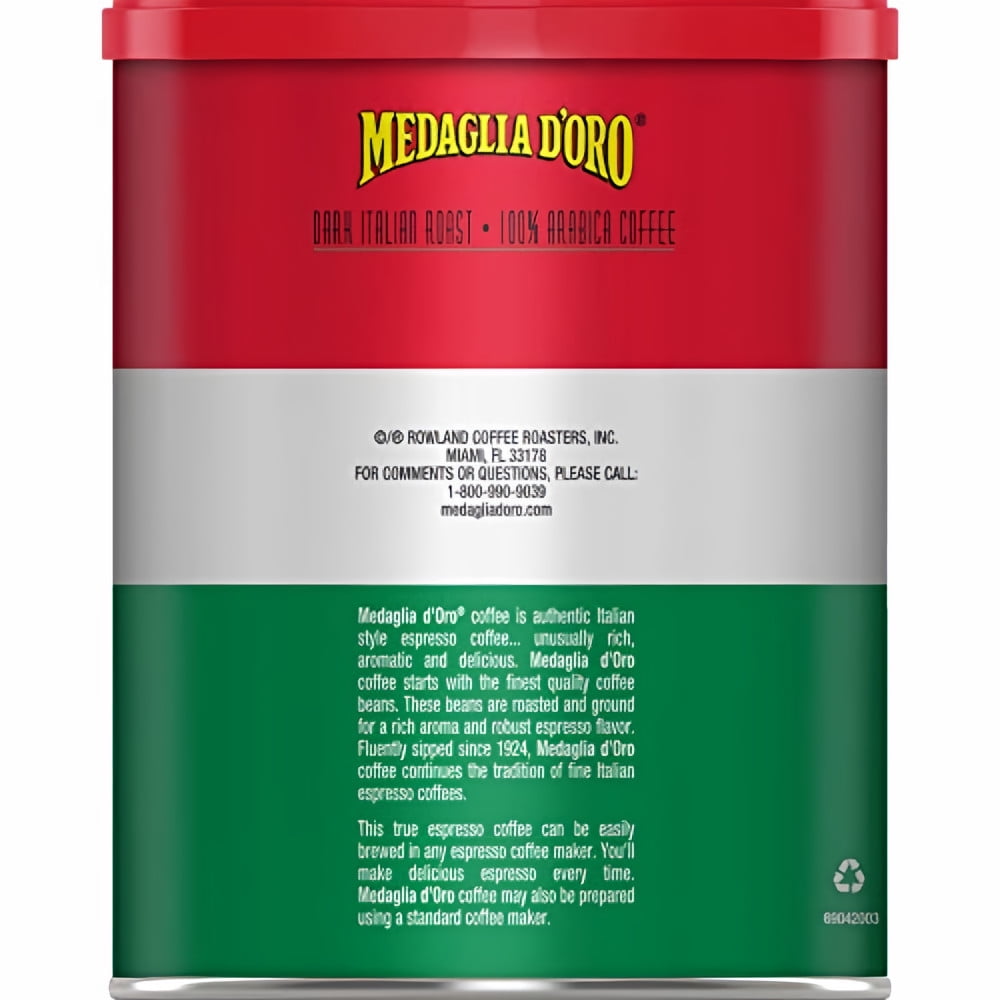 Medaglia D'Oro Espresso Coffee 10-Ounce (Pack of 5)