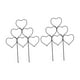 thumbnail image 3 of 2 enrejados para plantas de jardín, decorativos, de metal, resistentes, para interior y exterior, para plantas trepadoras, soporte para de interior Negro, 3 of 8