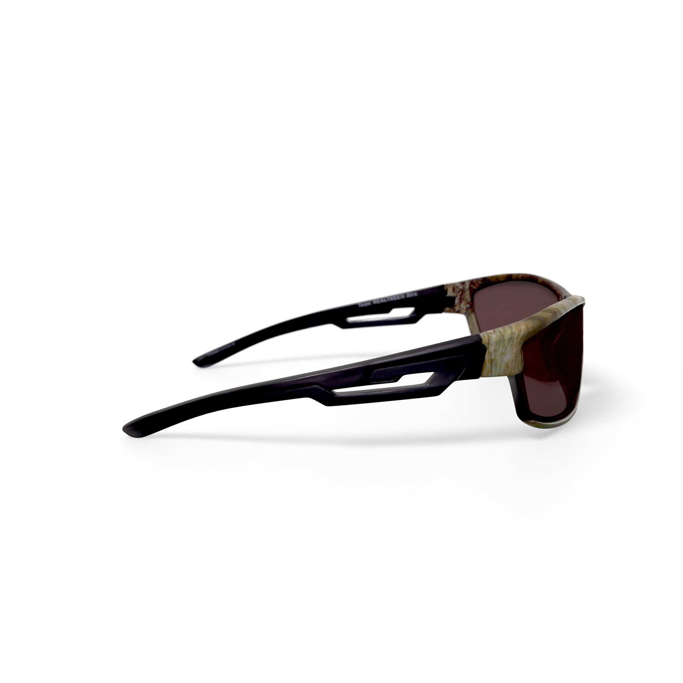 Realtree Men’s SM TRT T538 Performance Sunglasses, 68 Camo Brown