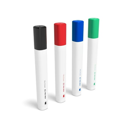 Staples TRU RED Dry Erase Markers Chisel Tip Assorted 12/Carton TR54561/TR614VS