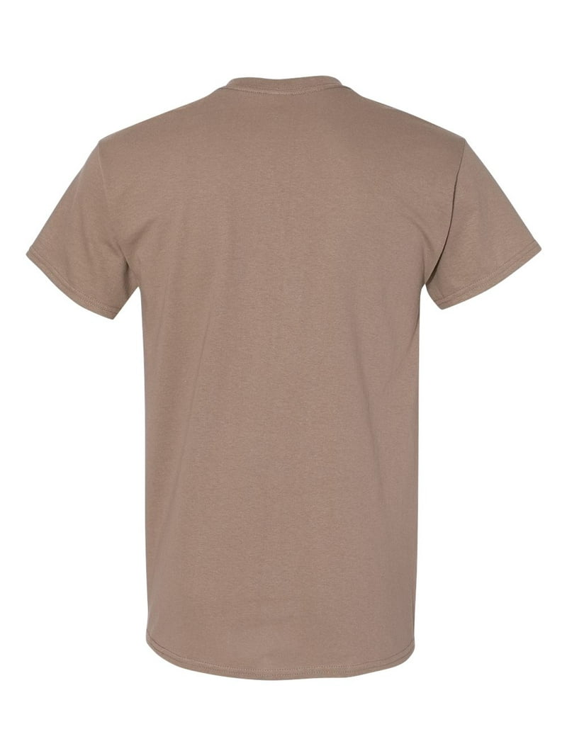Heavy Cotton T-Shirt, 2XL, Brown Savana - Walmart.com