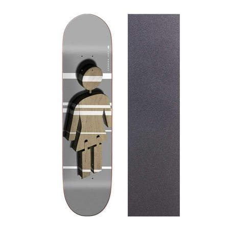 Girl 8.375 x 32 Inch Kennedy Shutter Skateboard Deck With Grip (Best Girl Skateboard Deck)