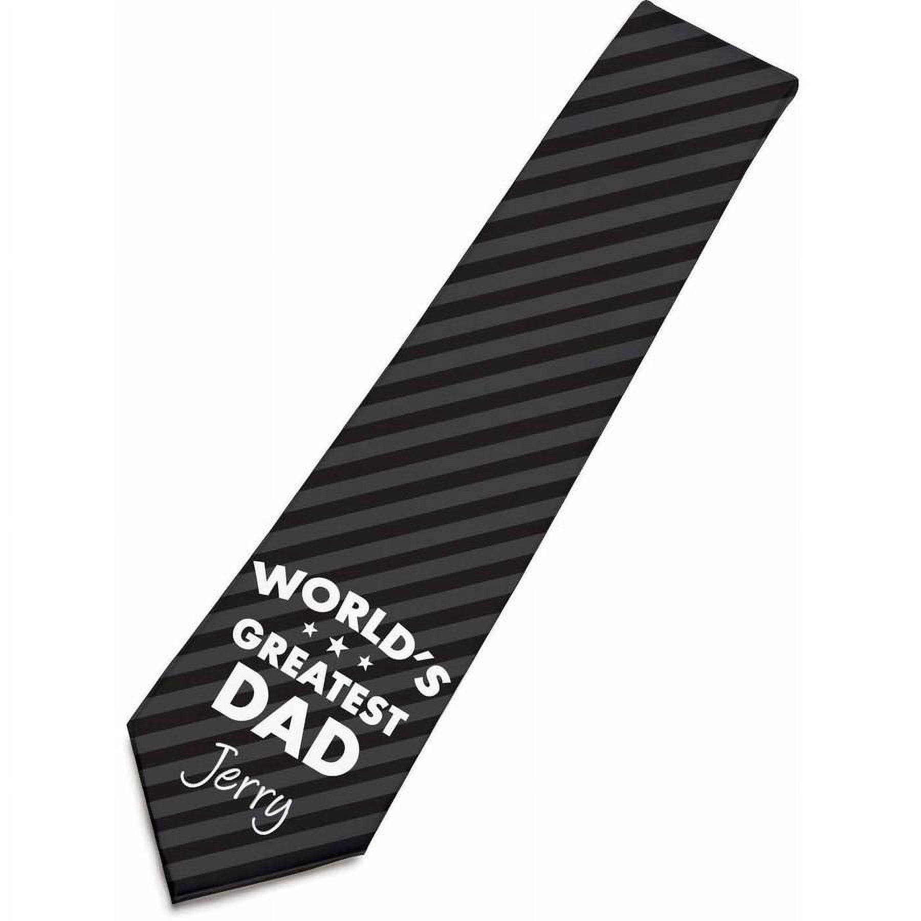 Personalized World's Greatest Dad Tie