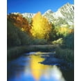 thumbnail image 2 of Talbot Frank, Christopher 12x14 Black Ornate Wood Framed with Double Matting Museum Art Print Titled - CA, Sierra Nevada Autumn along Bishop Creek, 2 of 4