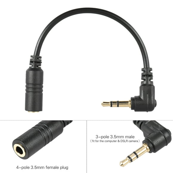 Usb Microphone Adapter Cable Smartphone Cellphone Microphone Mic to PC Computer DSLR Camera Adapter