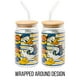 thumbnail image 2 of Vaso de cristal plateado con diseño de Mickey Donald Duck Buffalo Disney, 2 of 5