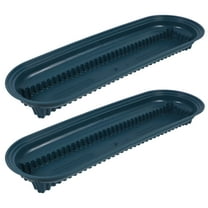 CIMAXIC 2pcs Rectangular Flower Arrangement Base in Green for Stem Holders for Flowers for Weddings and Funerals