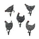thumbnail image 4 of Estacas de jardín forma de pollo Yuarrent Acrílico Impermeable 5 Piezas, 4 of 6