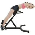 thumbnail image 3 of Roman Chair Back Extension Machine, Foldable 5 Position Sit up, Hyperextension Back Strength Exercise Bench 330 lbs, Muscles Exercise Equipment for Home Workout Gym Fitness Equipment, 3 of 9