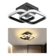 Plafonnier LED Créatif Décor d'Hôtel Noir Lumière Chaude – image 3 sur 8