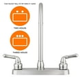 thumbnail image 5 of Pacific Bay Lynden Kitchen Faucet Modern High Arc Sink Faucet, Brushed Satin Nickel, 5 of 7